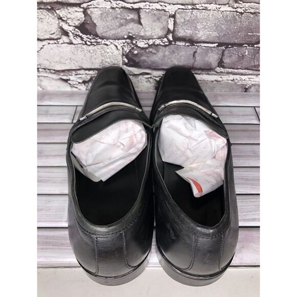 HUGO BOSS Vero Cuoio Black Leather Horsebit Loafer Dress Shoes Men 11.5M US/45EU main image 14